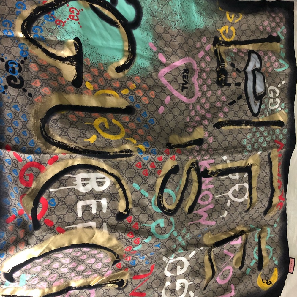 Gucci ghost scarf